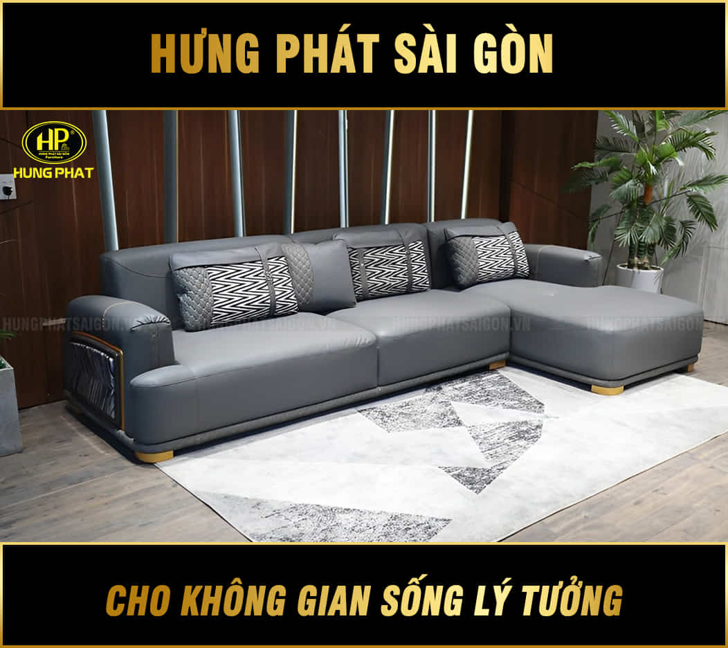 ghế sofa da microfiber nh-01