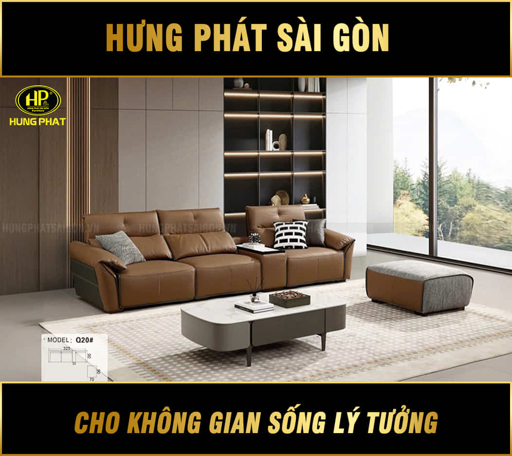 ghế sofa nỉ nhập khẩu cao cấp td-q20