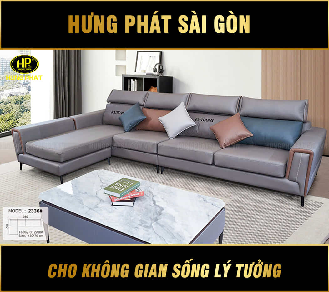 ghế sofa nỉ nhập khẩu td-2336