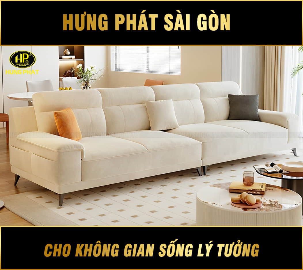 sofa băng bọc vải h-339