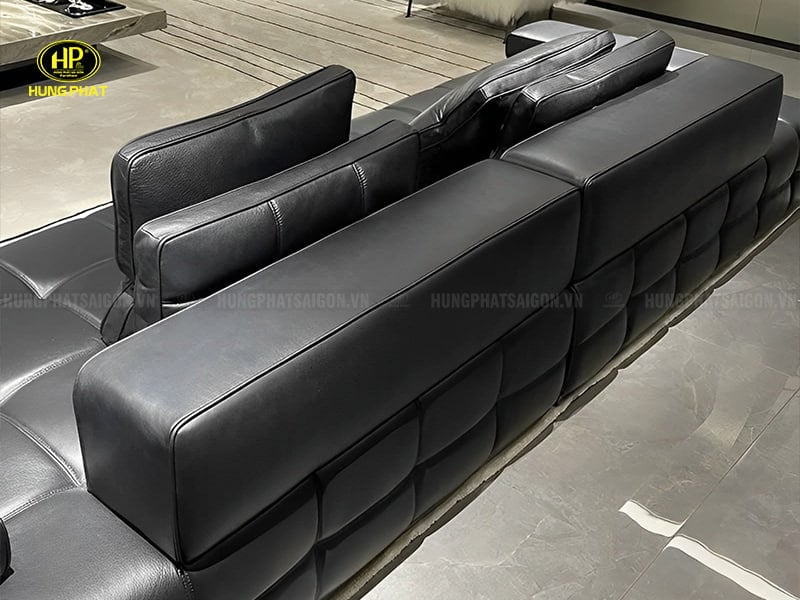 sofa băng da bò nhập khẩu ý sf-kf01