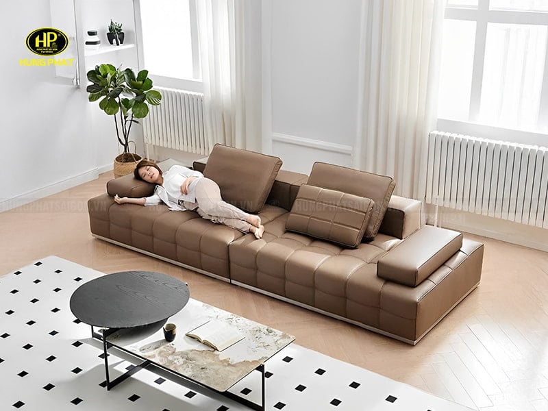 sofa bọc da bò ý sf-kf02