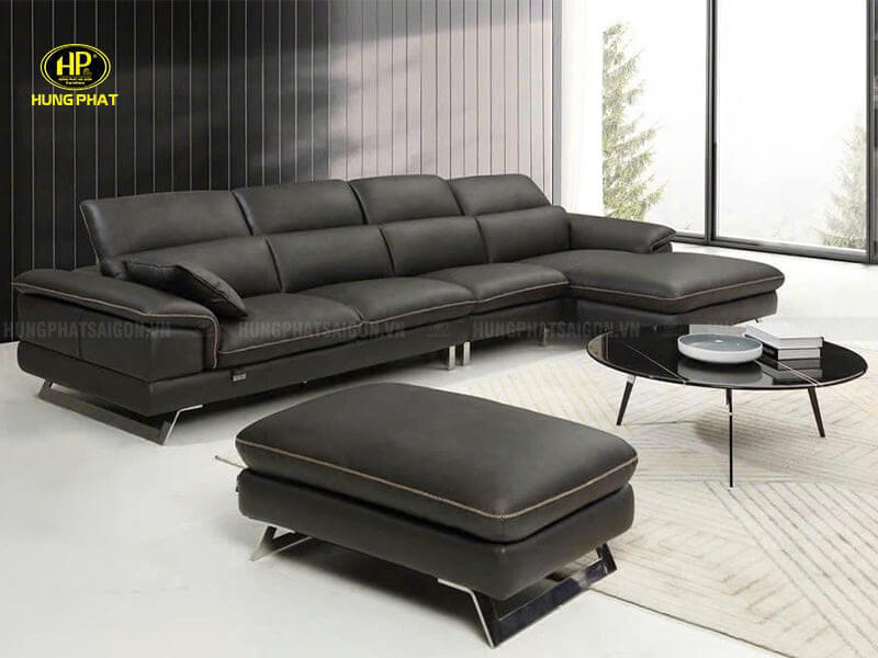 sofa da bò ý torino s01 nhập khẩu cao cấp