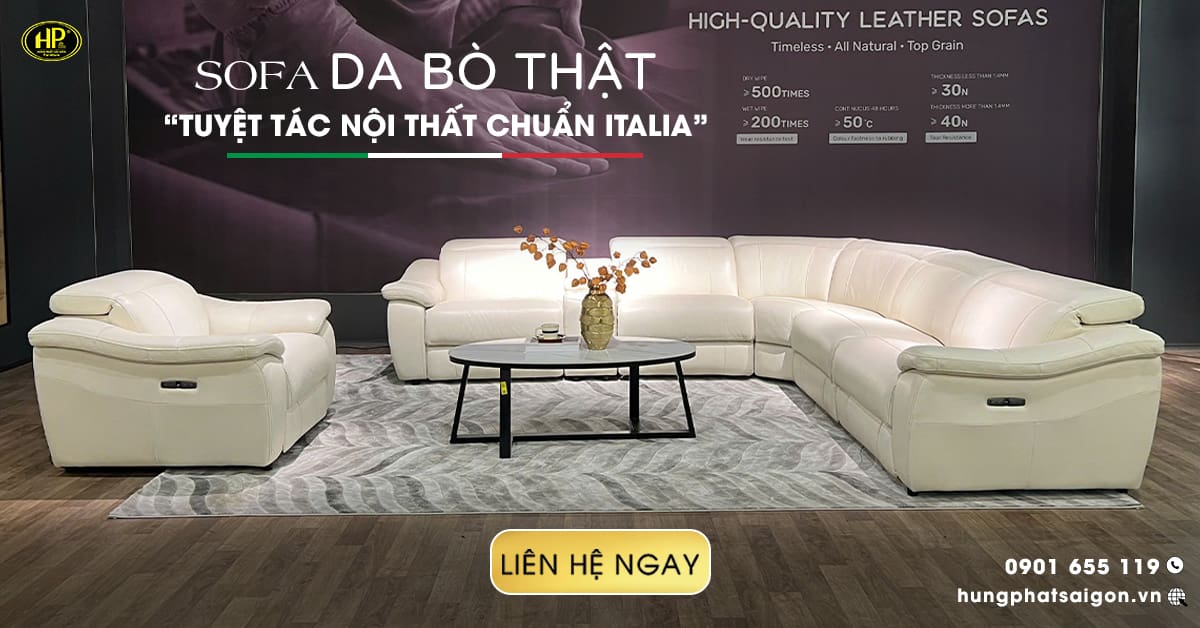 sofa da bò ý