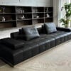 sofa da thật sang trọng sf-kf01