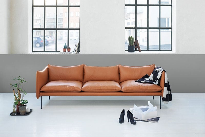 sofa màu da bò mang đến vẻ đẹp sang trọng