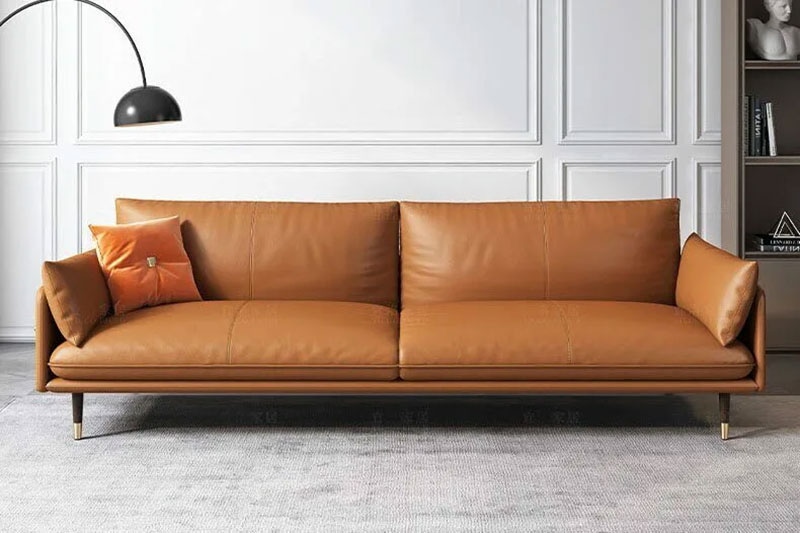 sofa màu da bò sang trọng và lịch sự