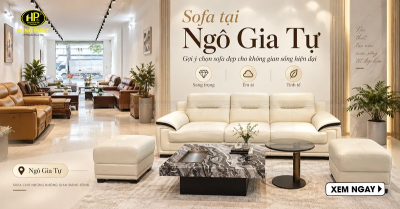 Sofa Ngô Gia Tự quận 10: Địa chỉ vàng cho quý khách hàng