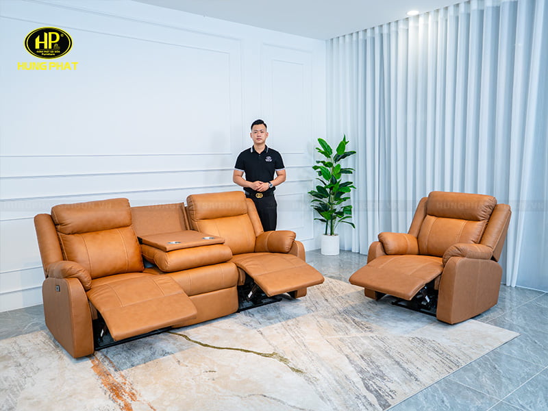 ảnh chụp thực tế sofa thư giãn vh-11 tại showroom