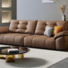 ghế sofa băng da hiện đại h-341