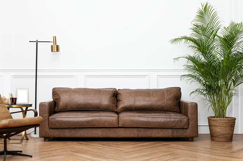 ghế sofa băng bọc da PU