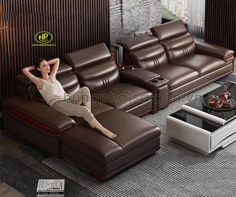 ghế sofa da công nghiệp 10-20 triệu