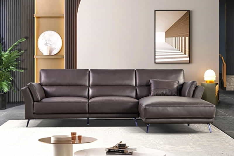 ghế sofa da PU phong cách hiện đại