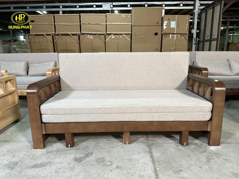 ghế sofa giường gỗ cao su tự nhiên cl-8810