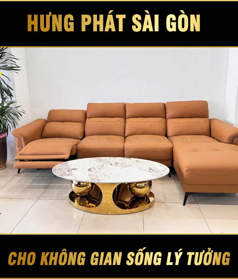 ghế sofa góc thư giãn da chống trầy 2316