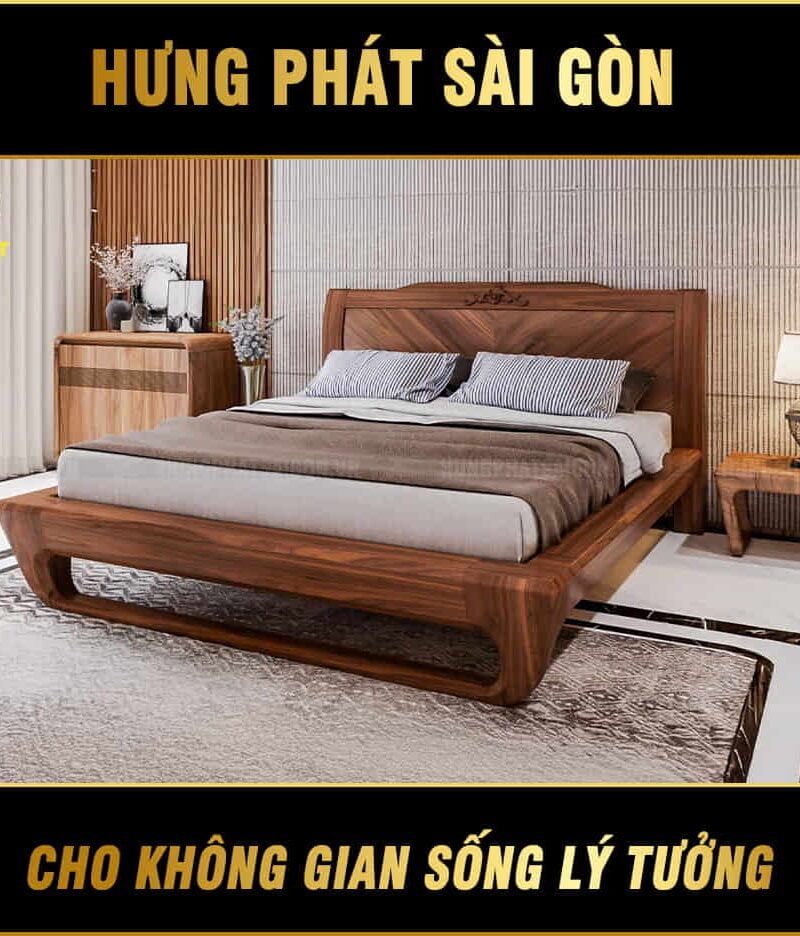 giường ngủ gỗ sồi tự nhiên bm-tn-2405