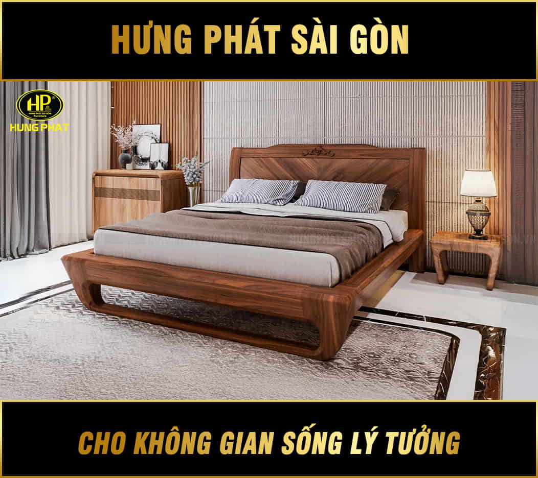 giường ngủ gỗ sồi tự nhiên bm-tn-2405