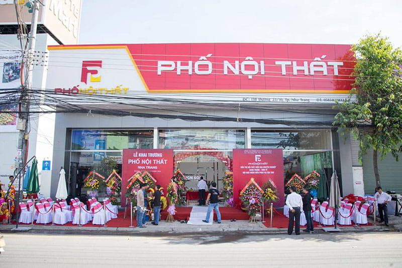 showroom phố nội thất