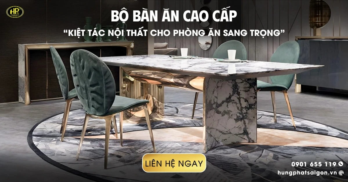 bộ bàn ăn cao cấp