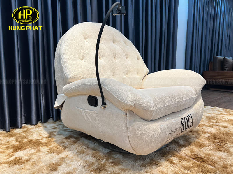 bộ sofa thư giãn màu trắng td-01-tr