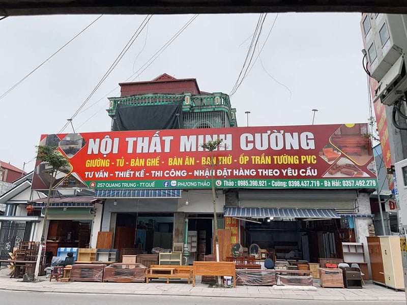 cửa hàng nội thất minh cường