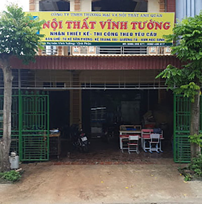 cửa hàng nội thất vĩnh tường