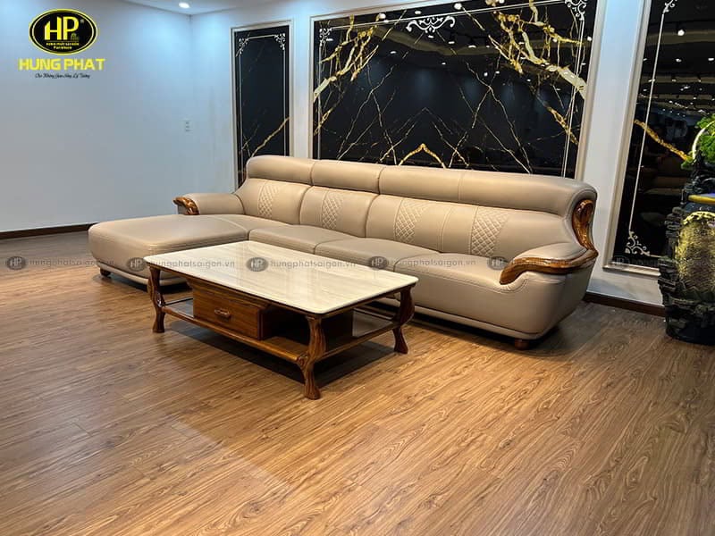 ghế sofa da bò ý cao cấp wj110