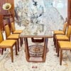 bộ bàn ăn 6 ghế gỗ sồi hiện đại tm-21a