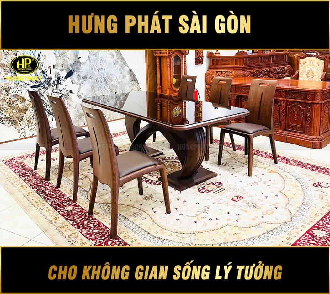 bộ bàn ăn gỗ sồi nhập khẩu nga h028