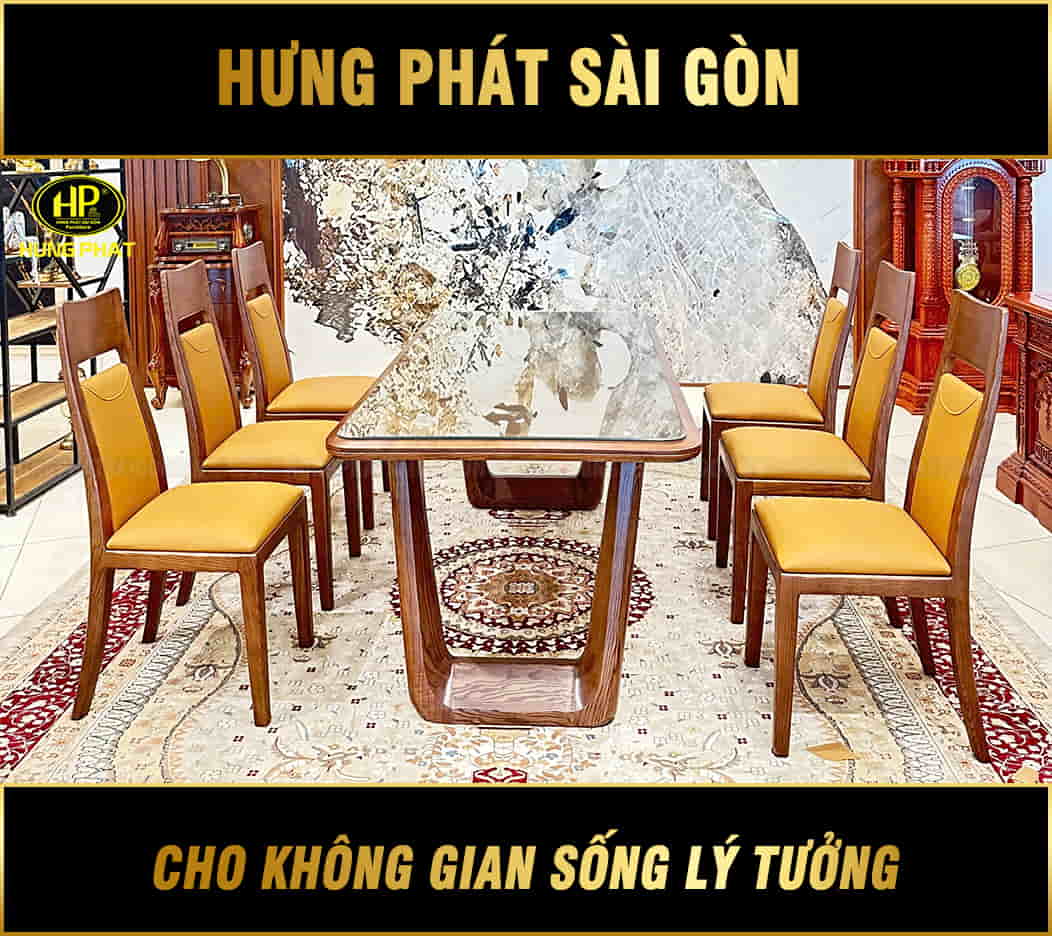 bộ bàn ăn gỗ tự nhiên tm-21a