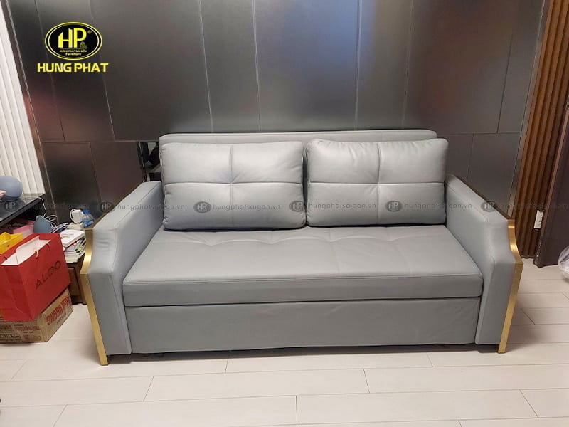 ghế sofa giường chân inox