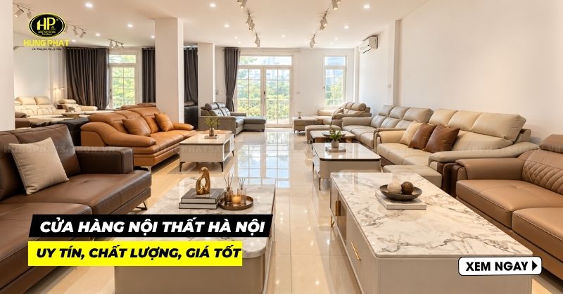 Top 30+ cửa hàng nội thất Hà Nội uy tín, chất lượng, giá tốt