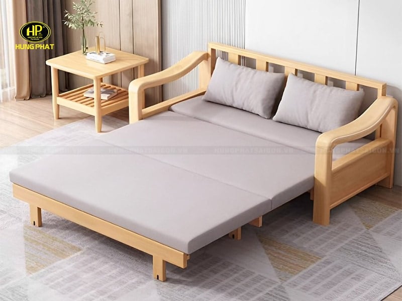 sofa gỗ cao su tự nhiên cl-182