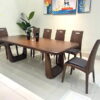 bàn ăn gỗ sồi nga 6 ghế tnk h029