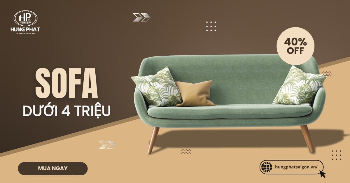 sofa dưới 4 triệu