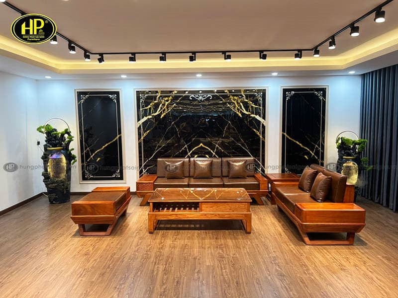 bộ sofa hương đá tại showroom hưng phát sài gòn cộng hòa