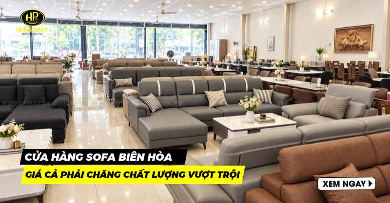 11 cửa hàng sofa Biên Hòa giá cả phải chăng chất lượng vượt trội