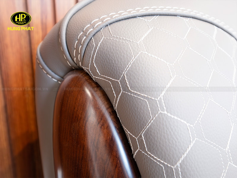 đường may chỉ nổi trên sofa wj-212