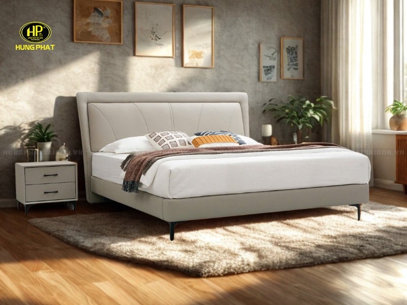 giường ngủ bọc da hiện đại g-k6165a