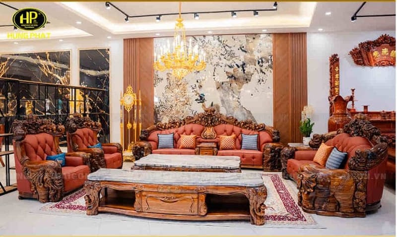 sofa chữ u kích thước 3m6