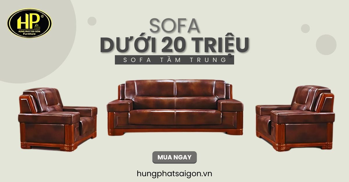 Sofa dưới 20 triệu