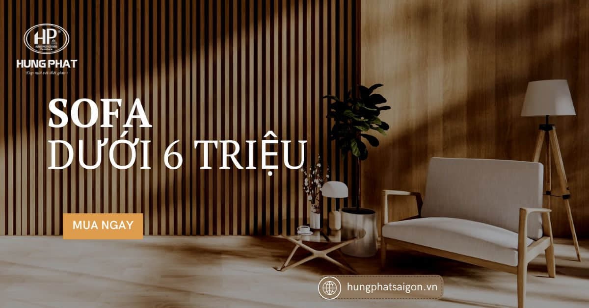 sofa dưới 6 triệu