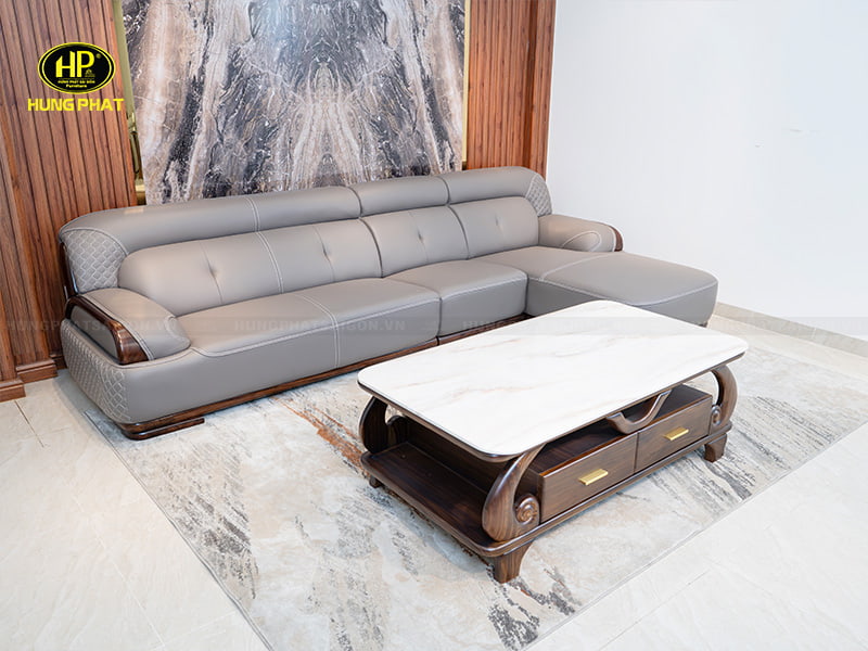 sofa gỗ mun kích thước 3m6 wj-212