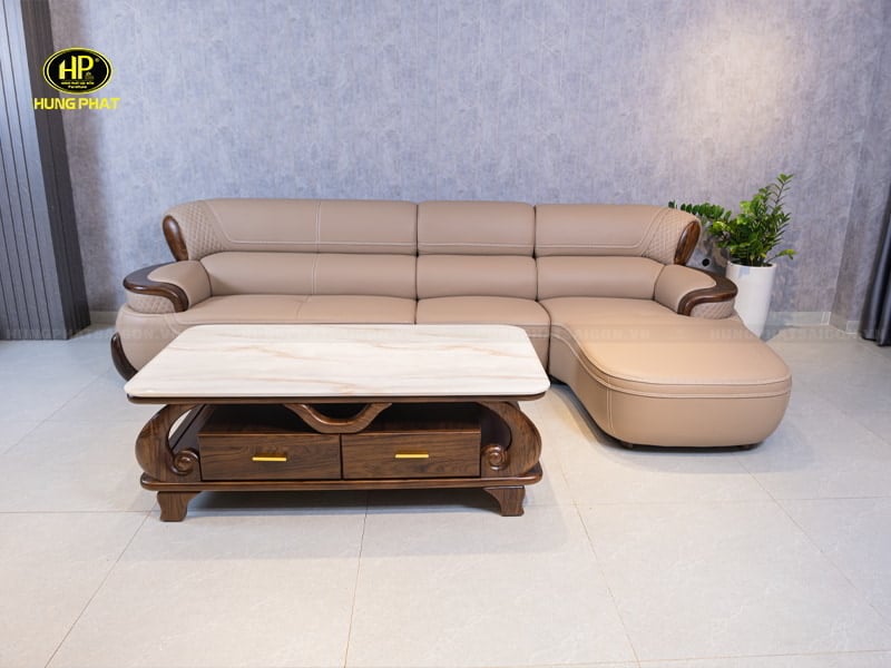 sofa gỗ mun WJ-213