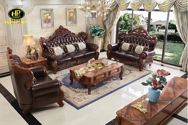 sofa tân cổ điển nhập khẩu tp-f36