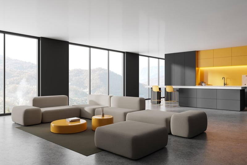 cách bố trí sofa