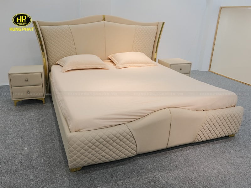 giường ngủ bọc da gd-819