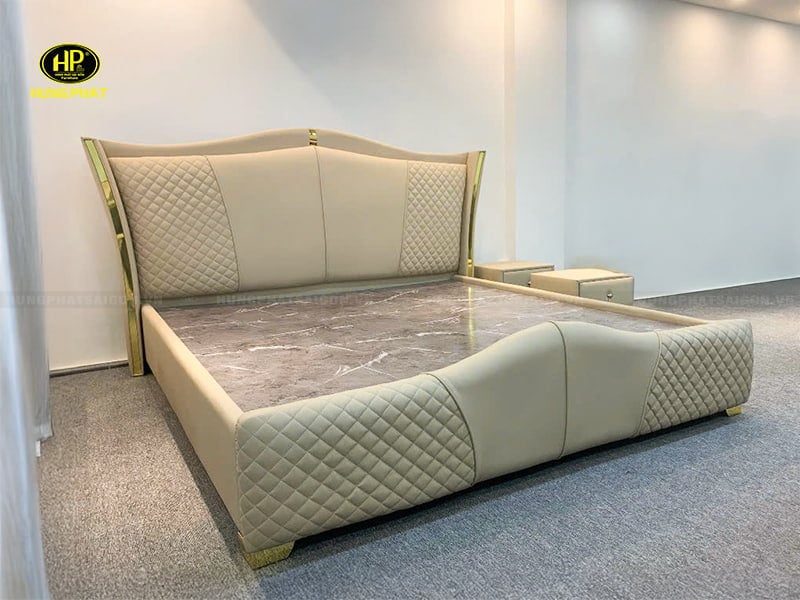 giường ngủ bọc da hiện đại GD-819