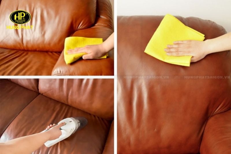 hút bụi trên sofa