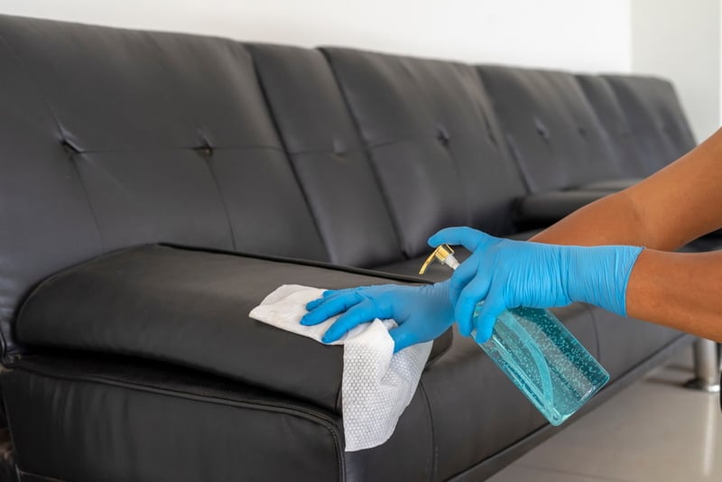 làm sạch lại sofa